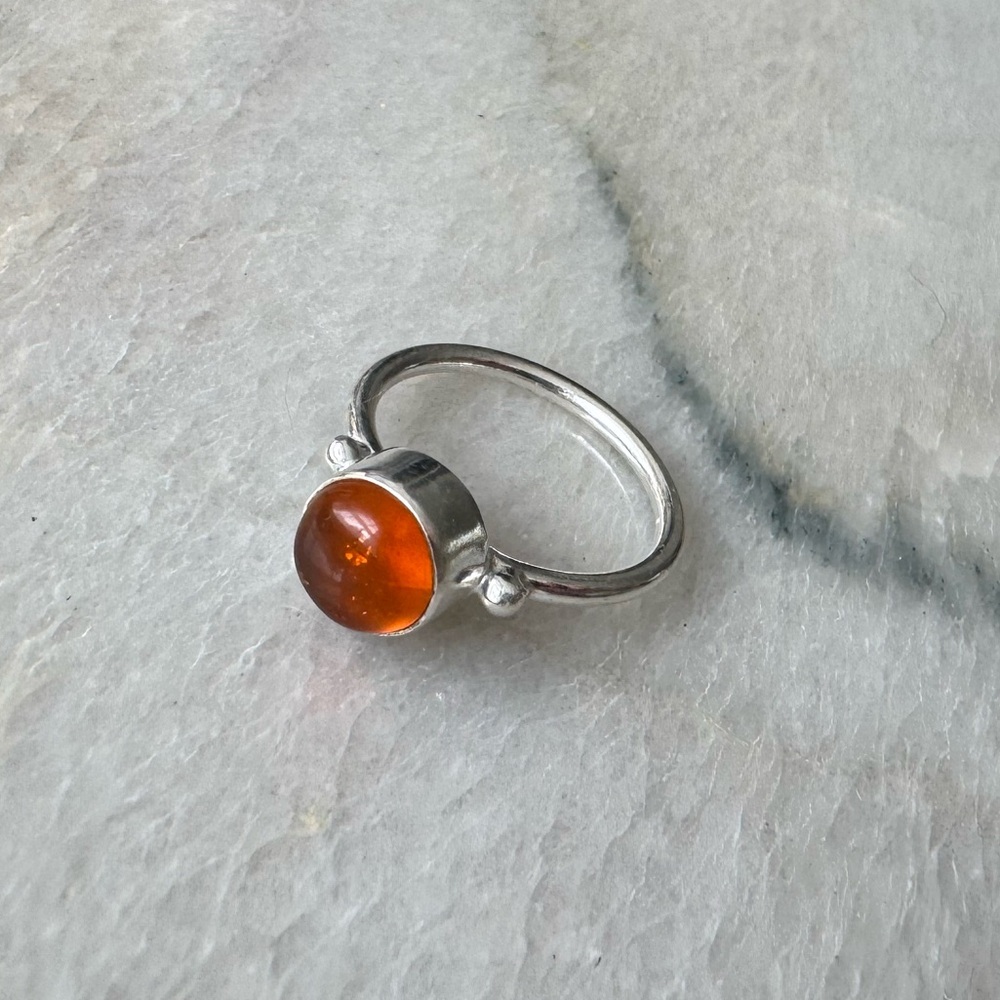 NWOT Sundance Amber Winds Ring, Amber, Sterling Silver - Picture 2 of 5